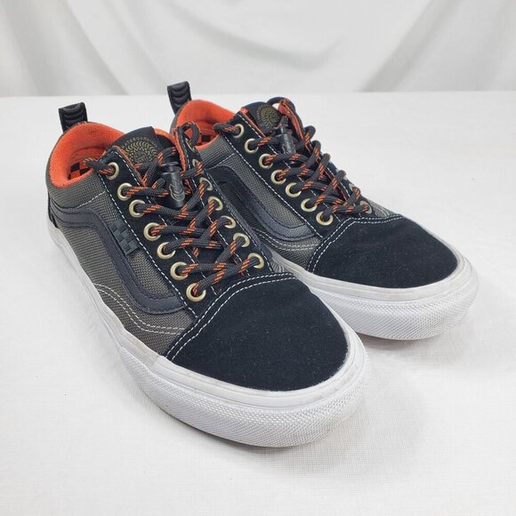 ❤Vans X Spitfire Men\'s Black/Flame Athletic Wheels Skate Old Skool Shoe Size 7.5 main image 10